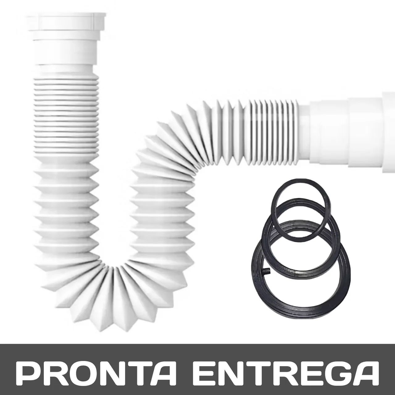 SIFÃO SIMPES SANFONADO (01 UNIDADES)