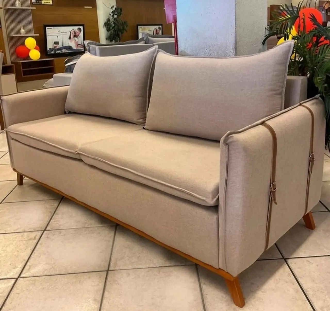 Sofá Fixo Living Elegante e sofisticado 64962681074050120