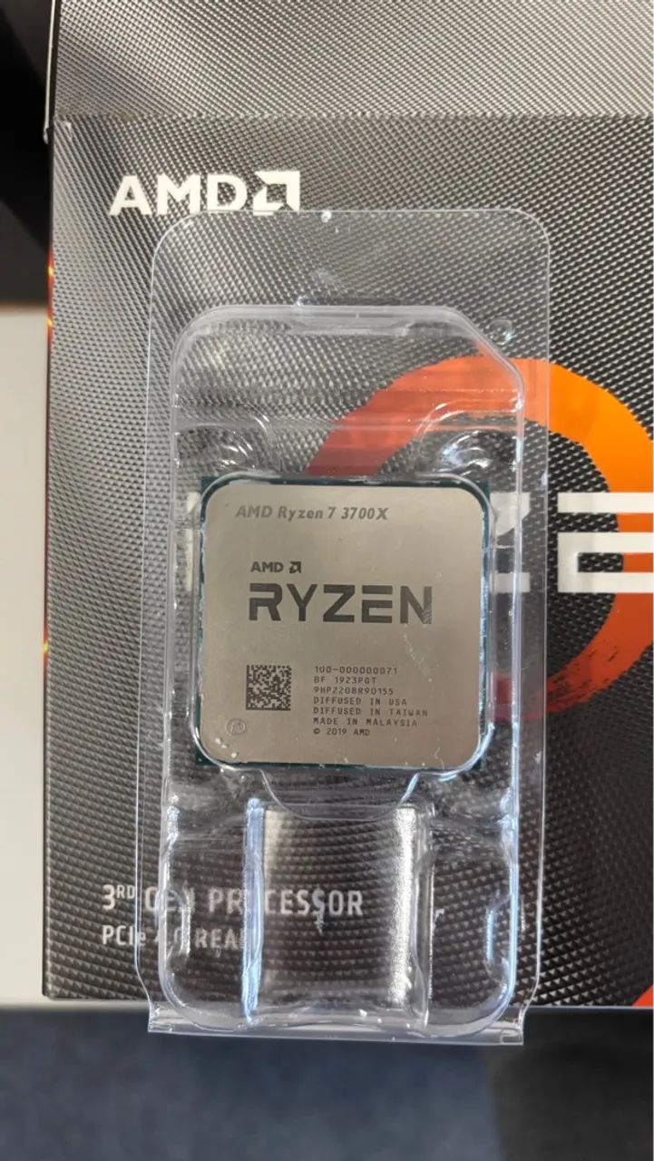 Ryzen 7 3700X com cooler Wraith Prism e caixa original (Usado) - Foto 5