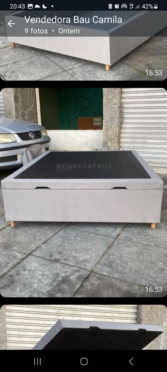 Base Box Baú Casal - Confort Box