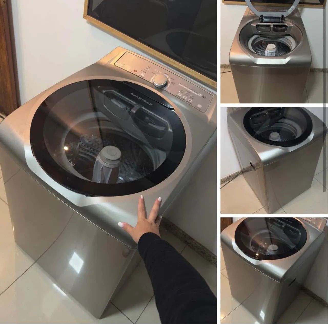 Máquina de Lavar 11kg Brastemp Tela TOUCH Entrego