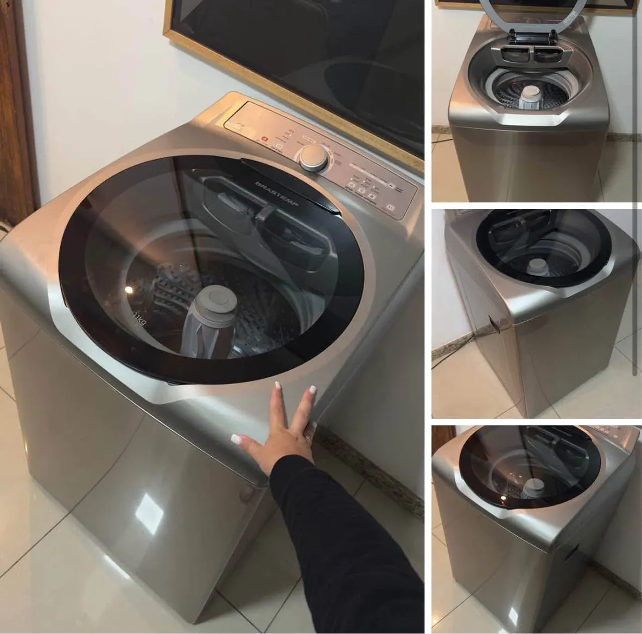 Máquina de Lavar 11kg Brastemp Tela TOUCH Entrego