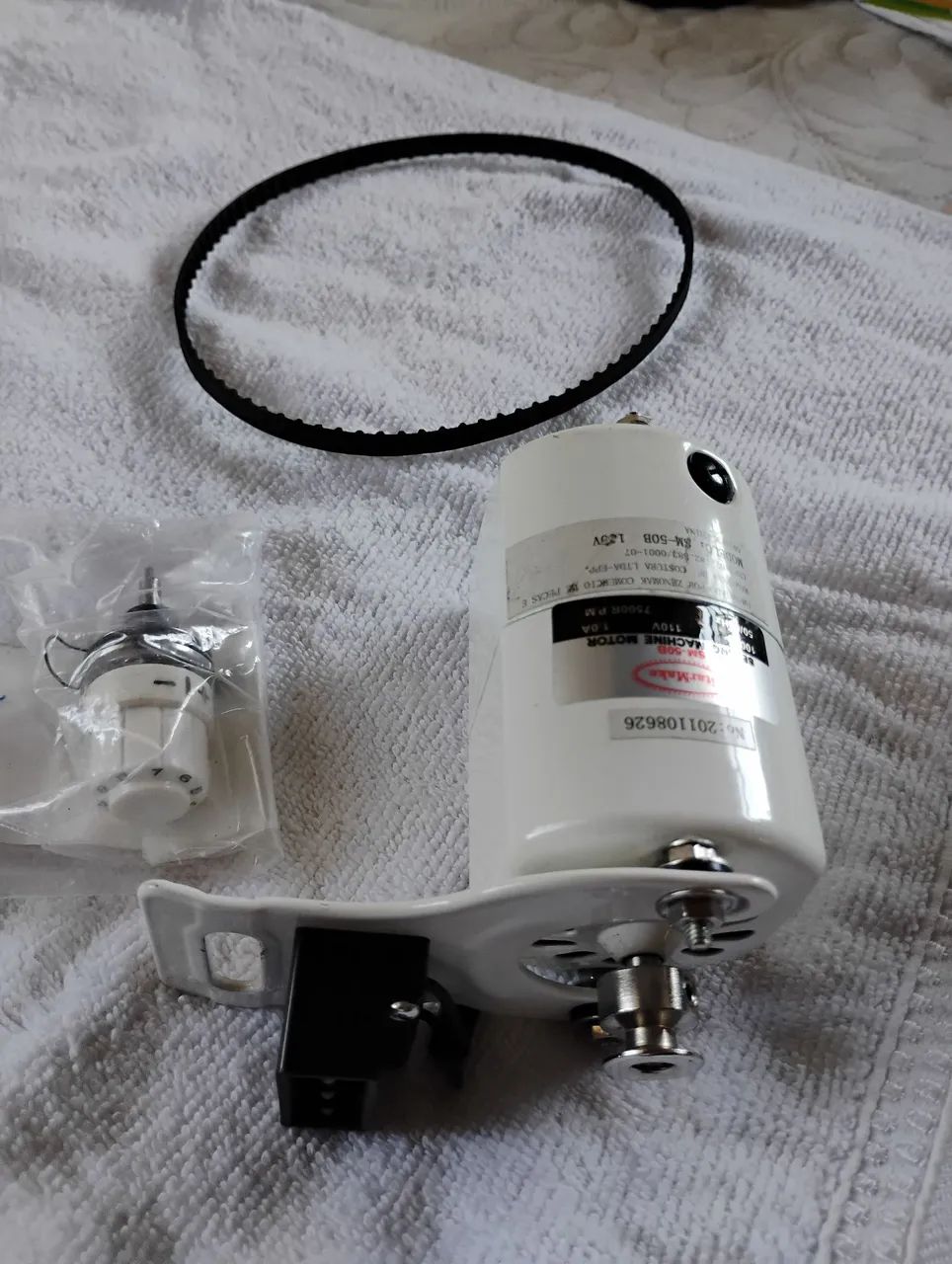 Motor volt 110de máquina doméstica novo/tensor/correia/ 75 barato 