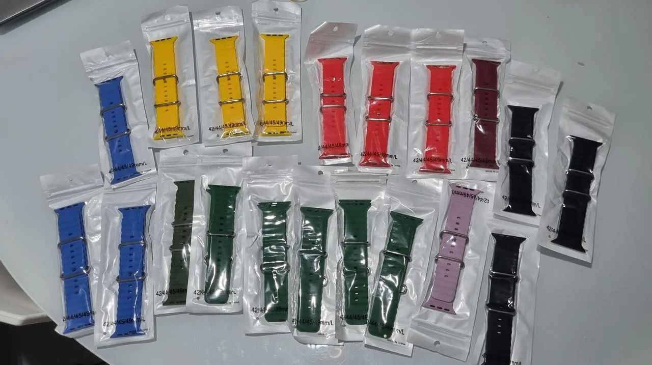 Pulseiras para applewatch e smartwatch iwo, cores e modelos diversos - Foto 4