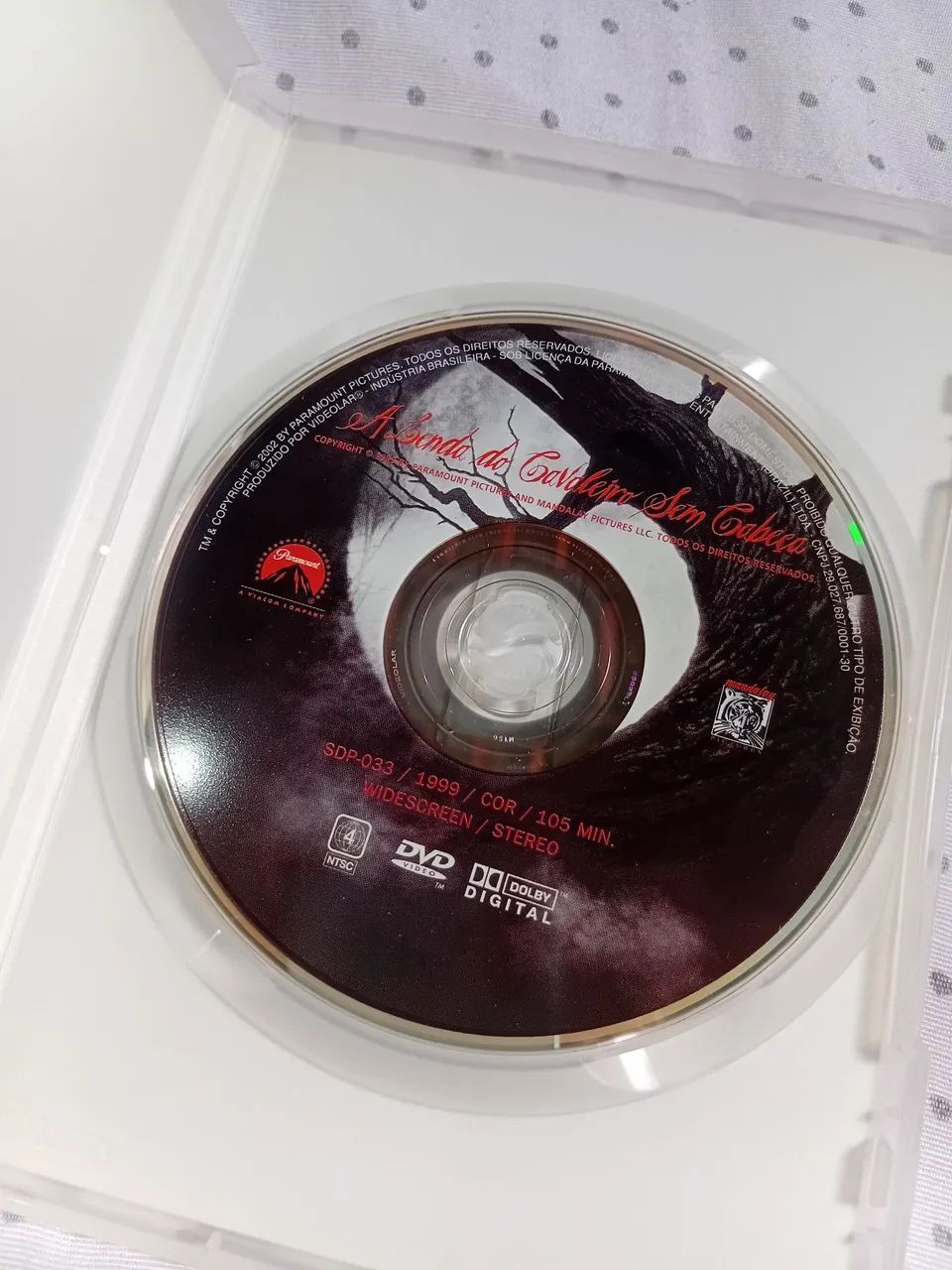 DVD A Lenda do Cavaleiro Sem Cabeça - Tim Burton - Foto 3
