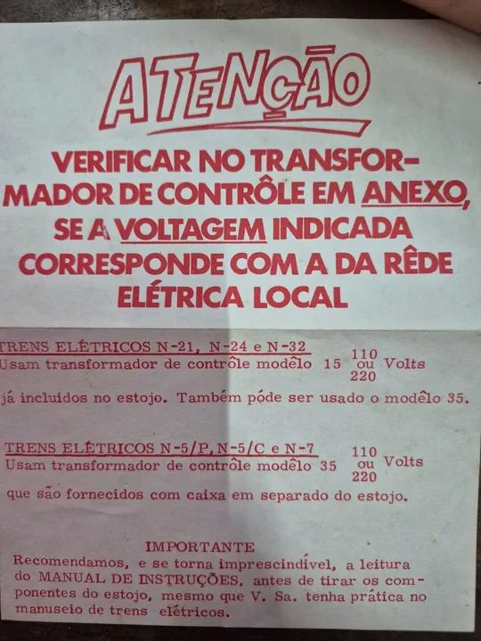 Trem Elétrico Atma HO - Anos 70 - Completo na caixa - Raro - Foto 4