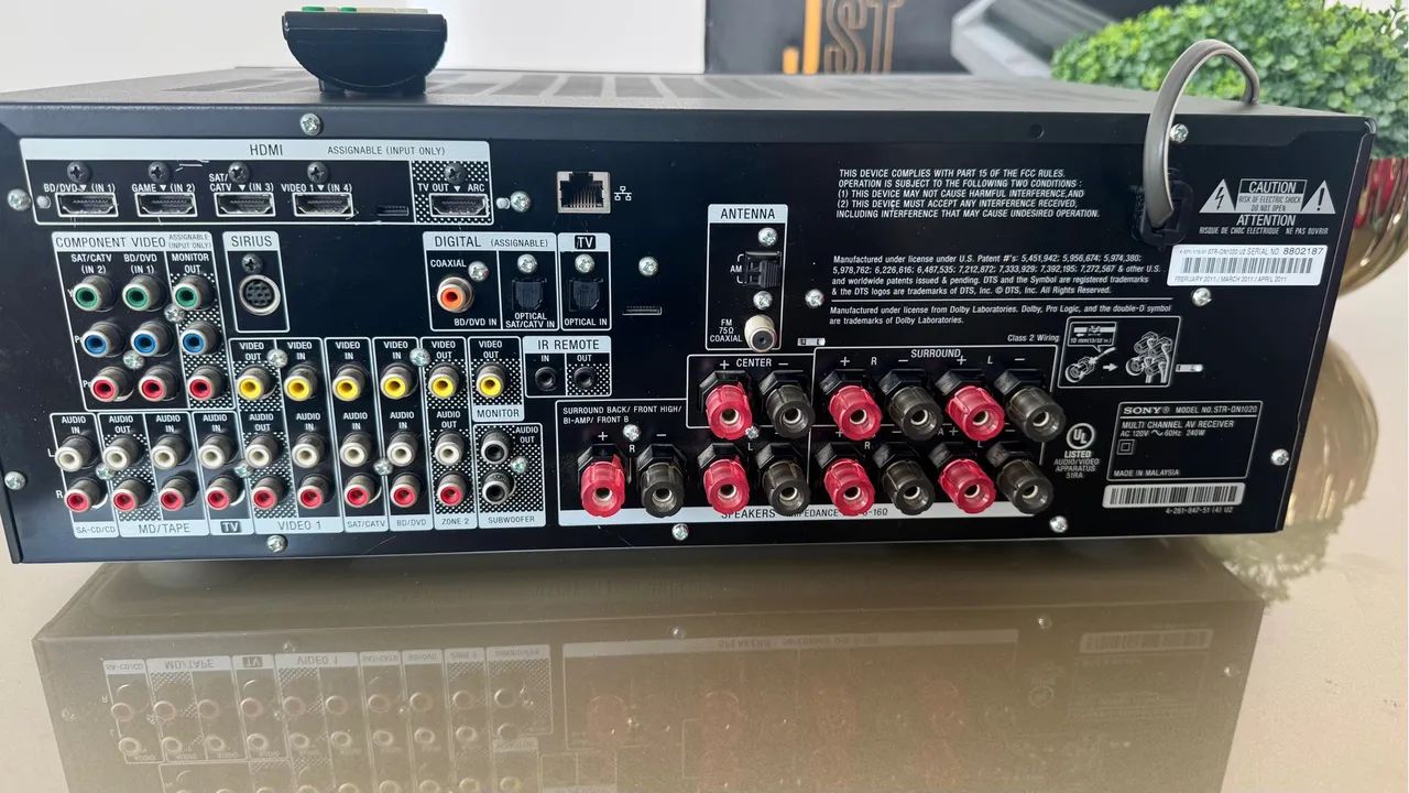 RECEIVER SONY - modelo STR- DN 1020 - Foto 4