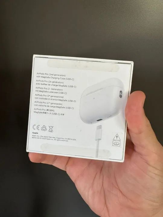 Airpods Pro 2 USB-C zero na caixa com garantia 1 ano Apple