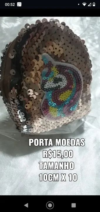 Porta Níquel - Bolsa de mão - Vermelha -  - Foto 4