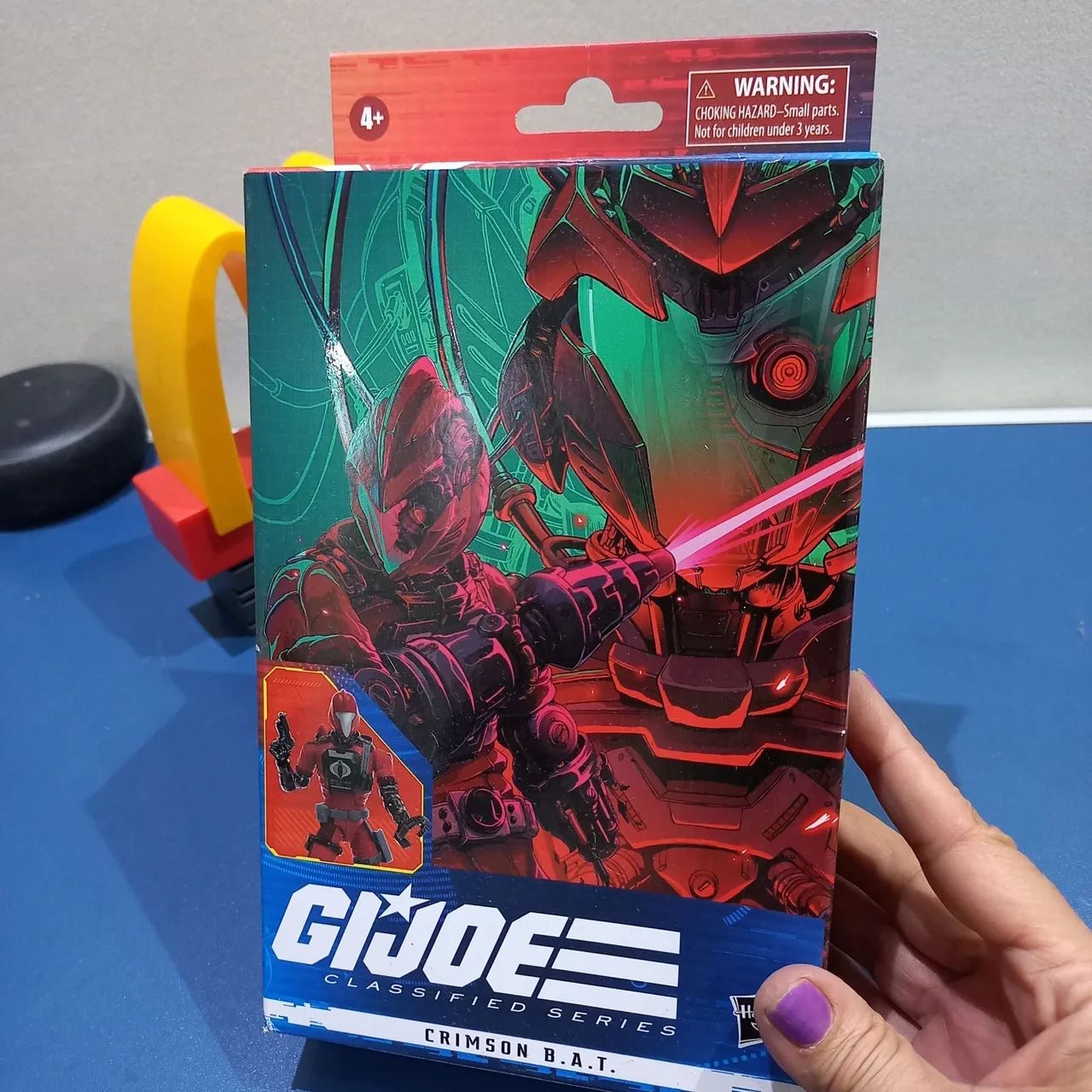 Boneco G.I. Joe Crimson B.A.T. - Série Classificada