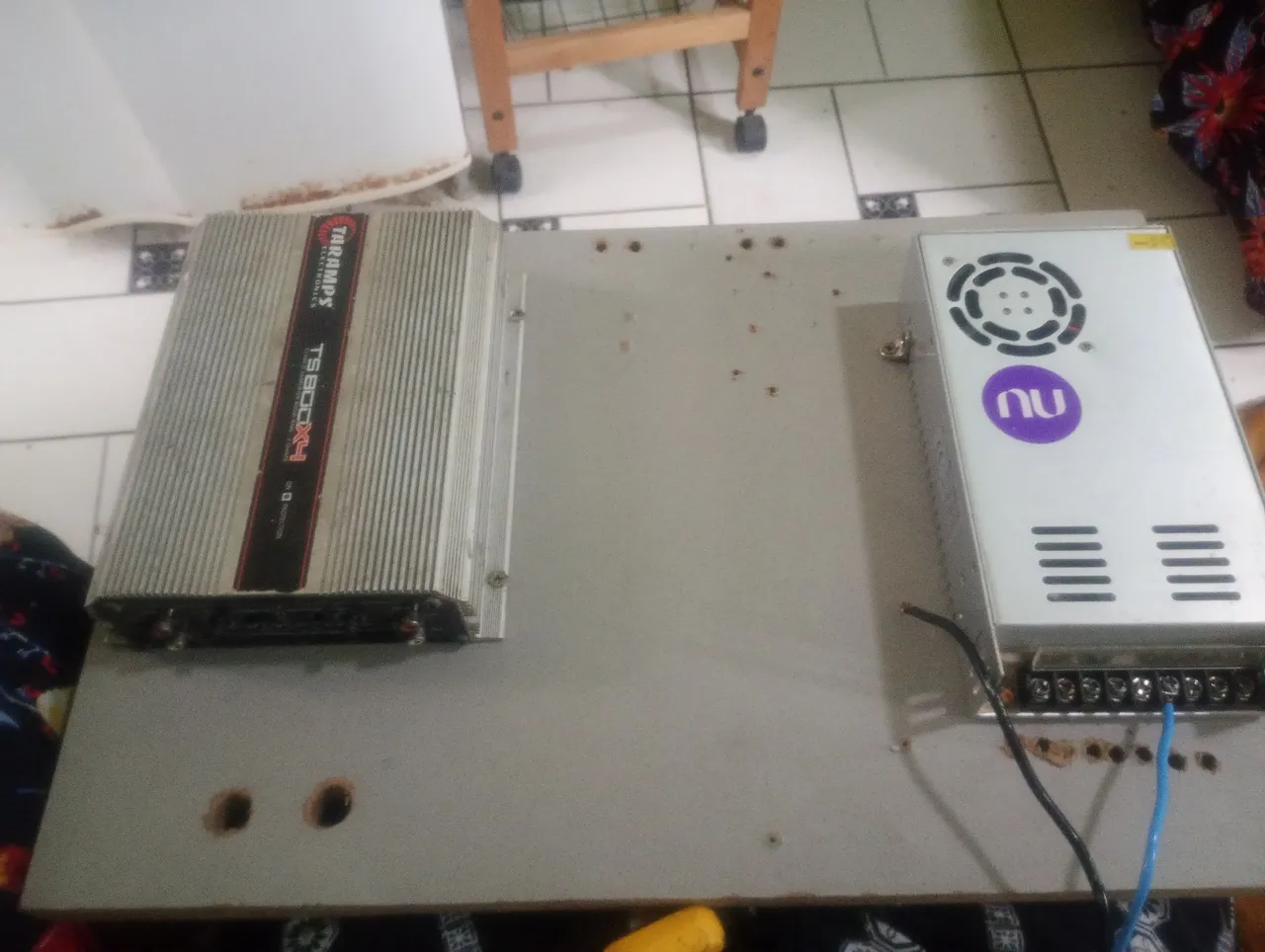 Amplificador Taramps TS 800x4 + Fonte chaveada