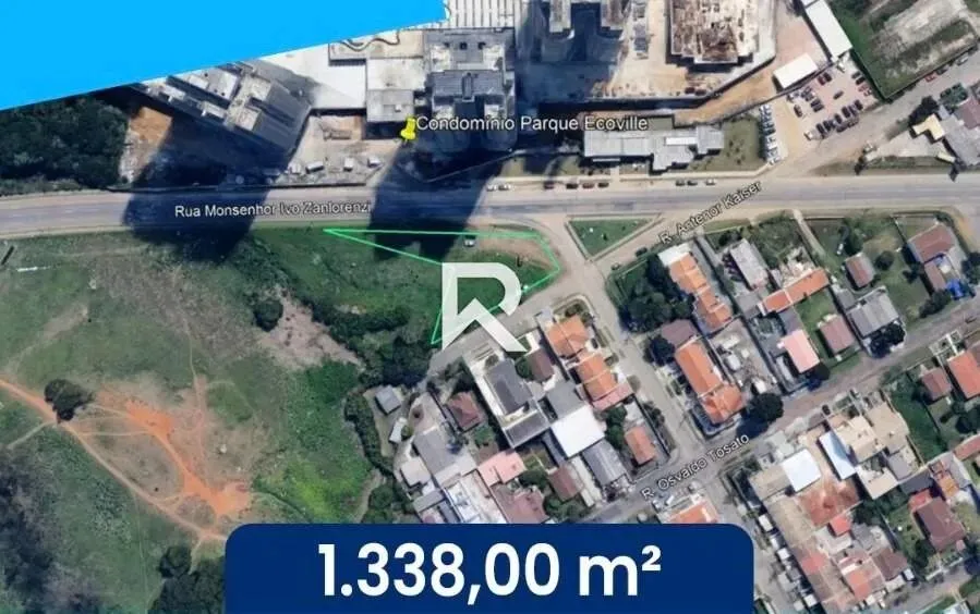 Terreno à Venda c/ 1.338m² - Zoneamento ZR3 no Ecoville, em Curitiba/Pr
