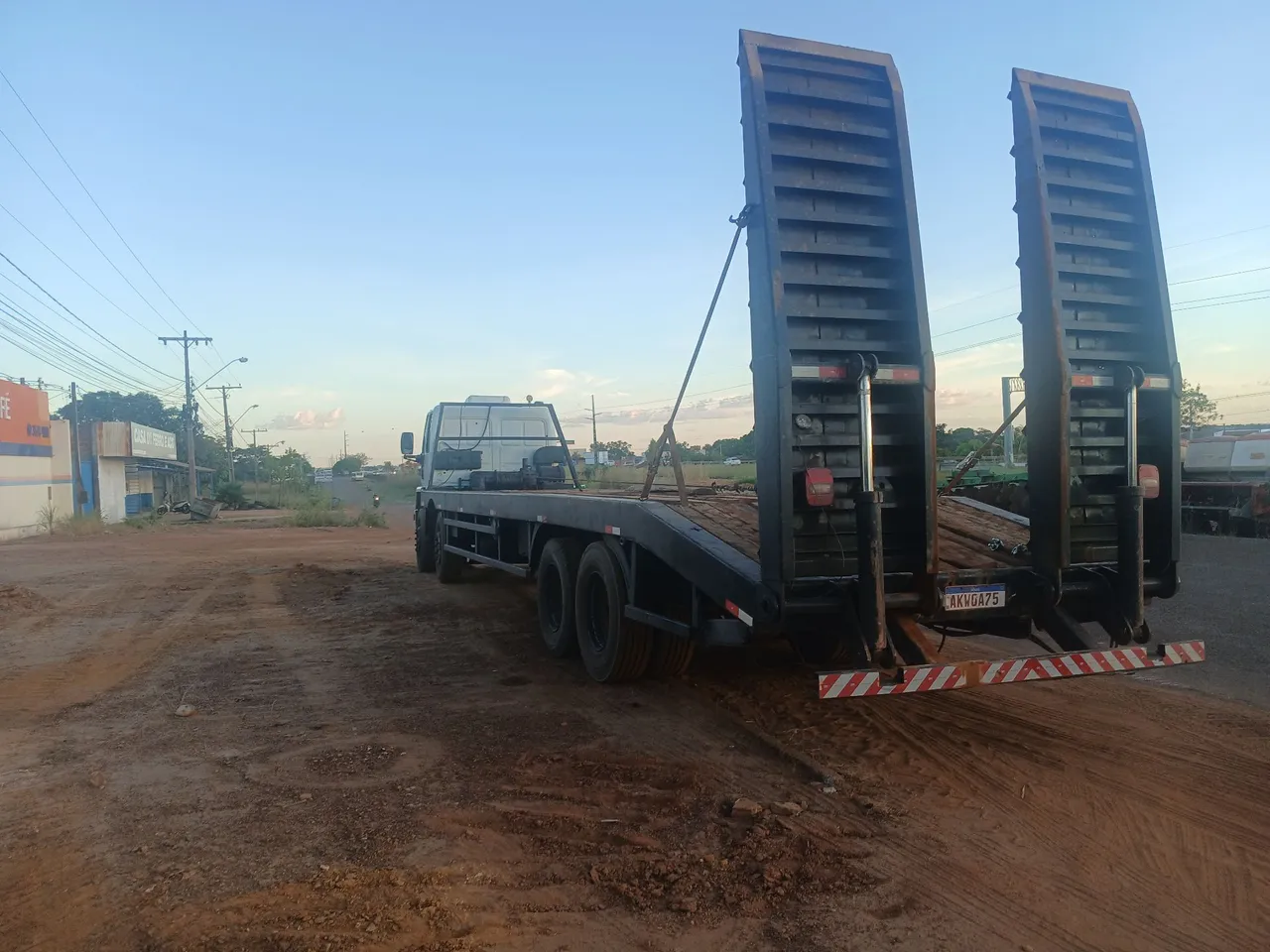 Prancha para Transporte de Máquinas Pesadas