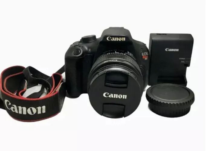 Canon EOS Rebel T5 + Lente 18-55mm