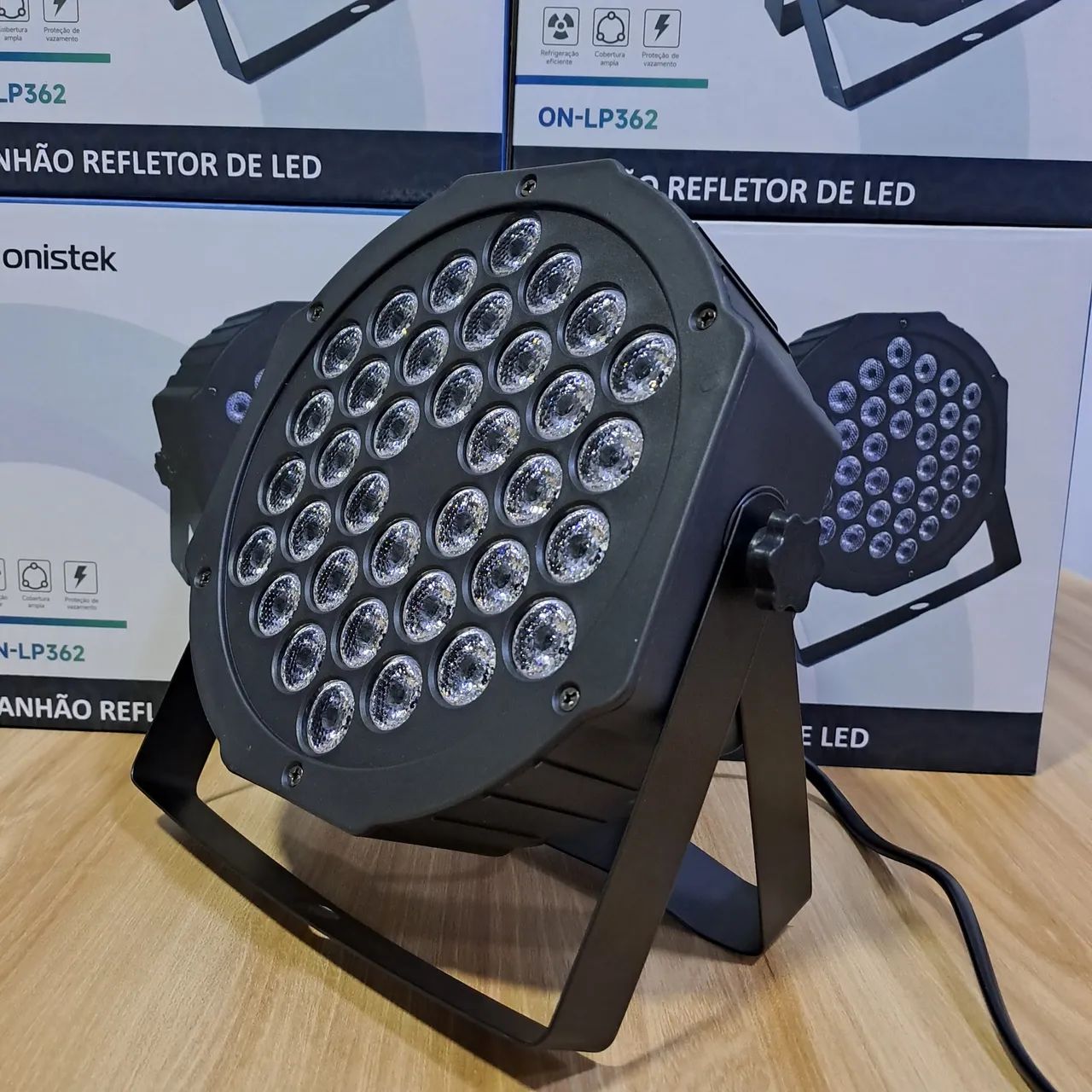 Canhão Refletor 36 Led para festas 