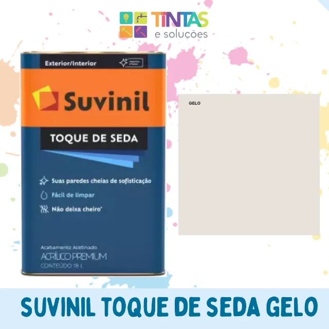 Tinta Suvinil Toque de Seda Gelo