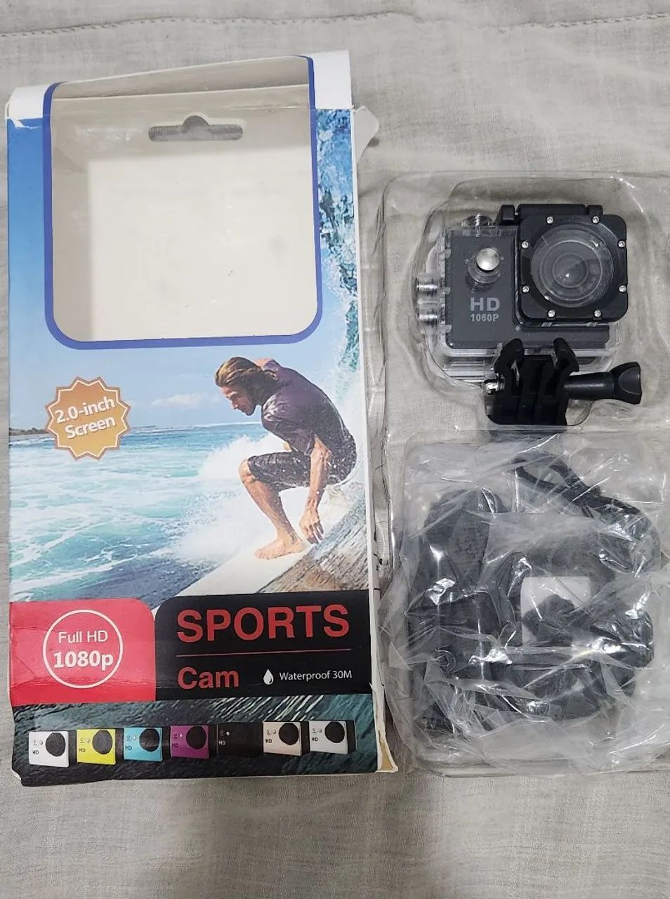 Câmera de Ação HD 1080P - Nova! - Foto 2
