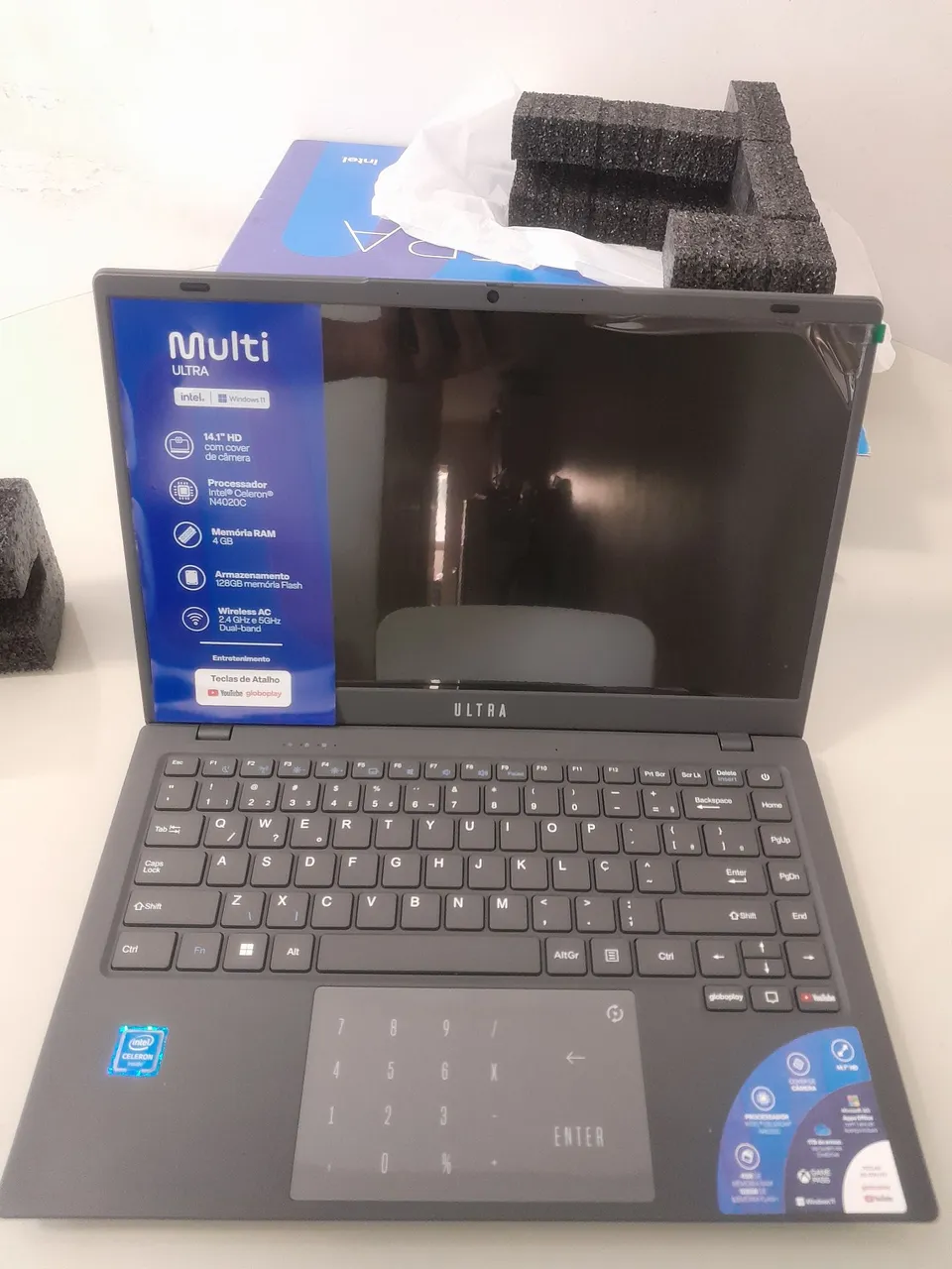 Notebook Multi Ultra 14.1" HD Intel Celeron N4020C 4GB RAM