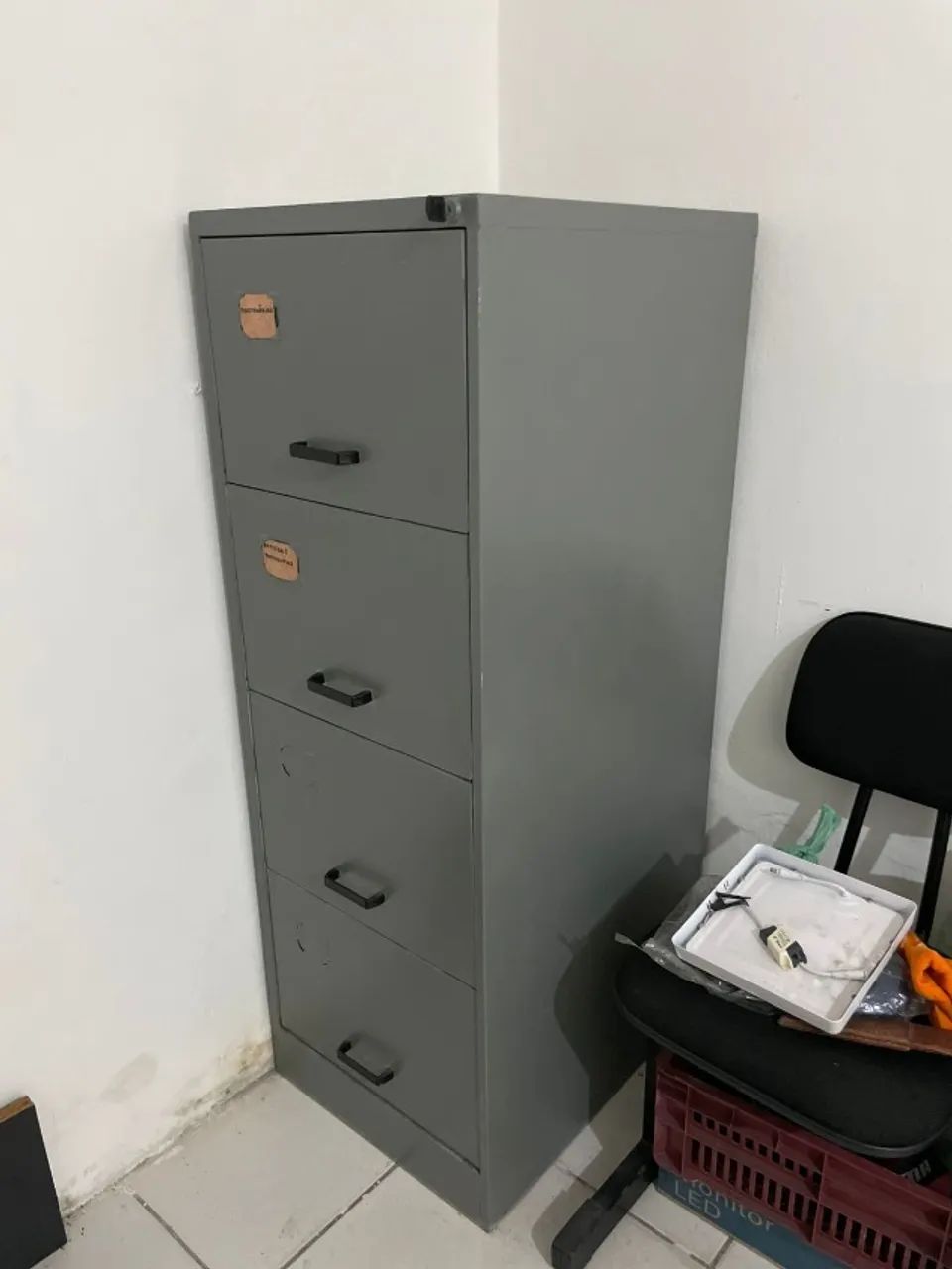 Arquivo de Aço 4 Gavetas Cinza - Foto 2