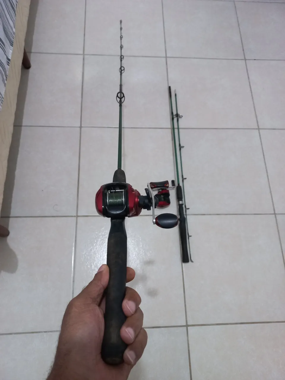 Varas de Pesca com Carretilhas