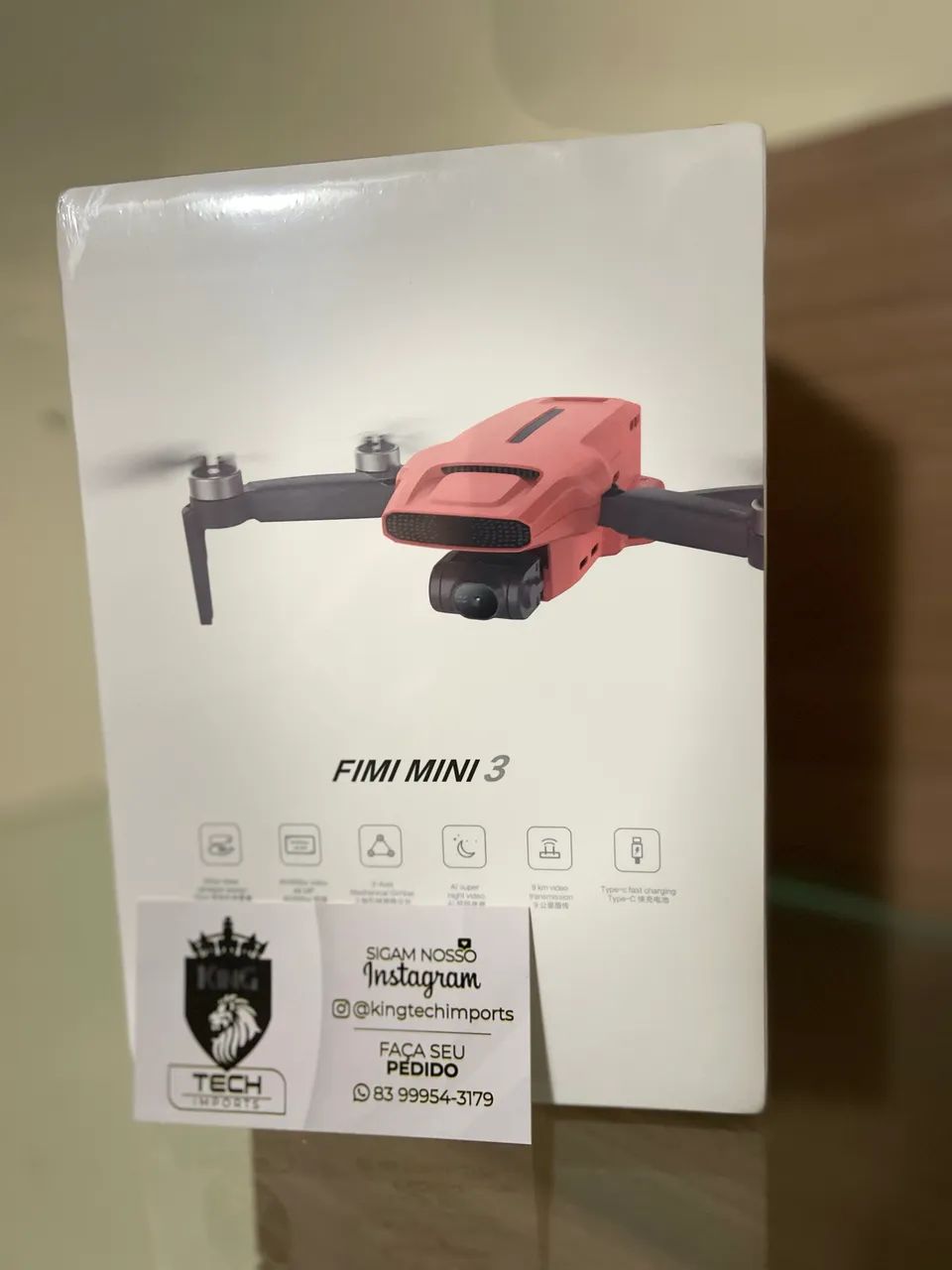DRONE FIMI MINI 3 LACRADO - VERSÃO COMPLETA - Foto 3