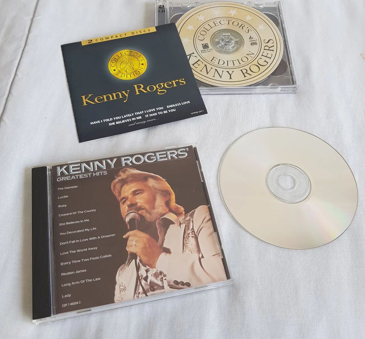 Cds Kenny Rogers - Collector's Editions(duplo) e Greatest hits  - Foto 3