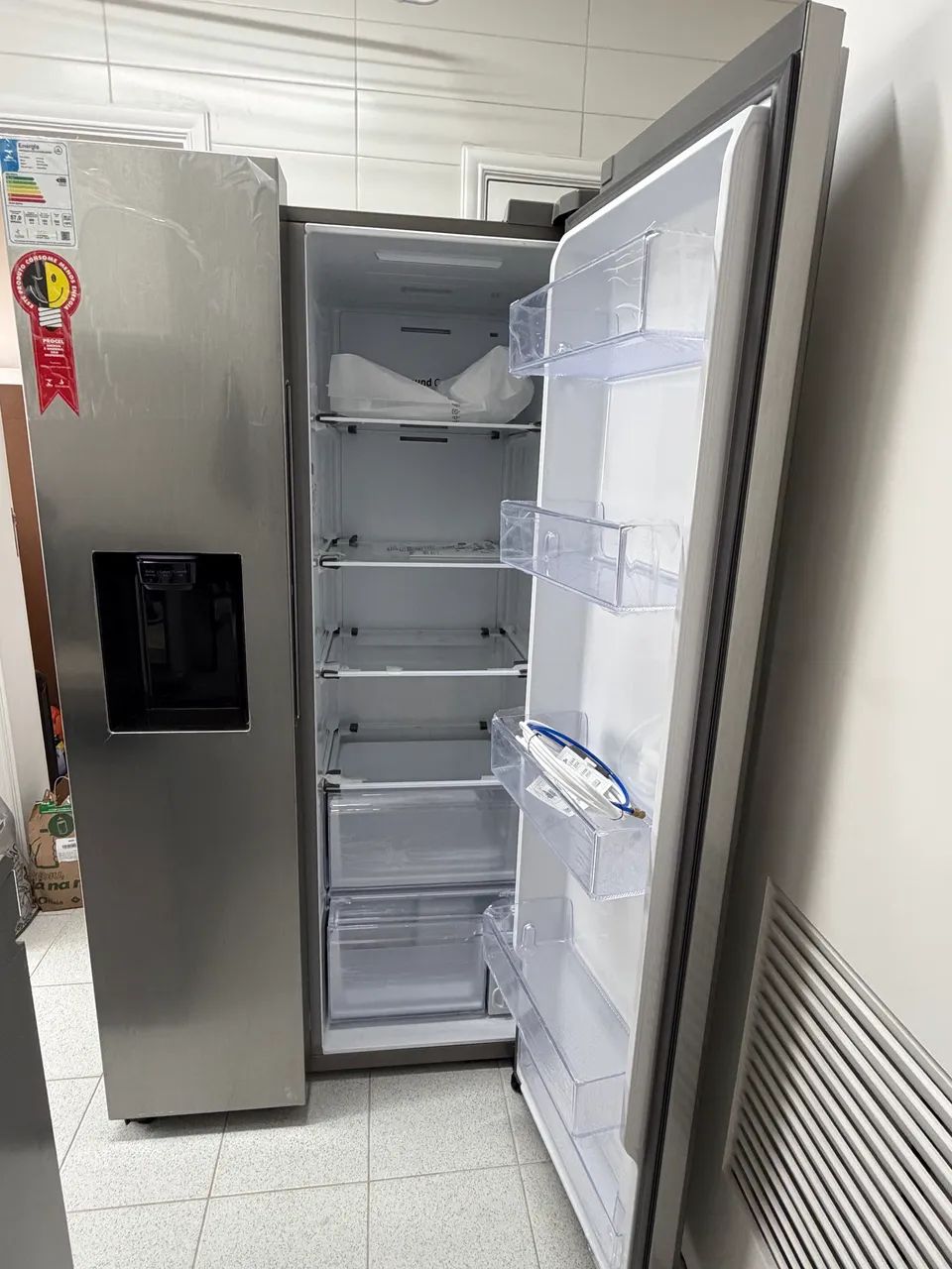 Nova Geladeira Samsung RS60 Side by Side 110V - Foto 3