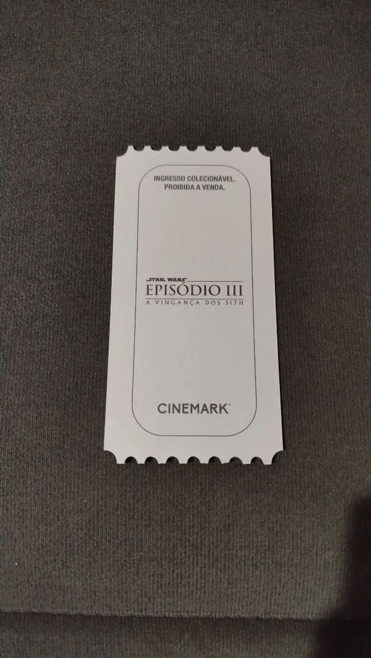 Ingresso Colecionável - Star Wars Episódio III - Foto 2