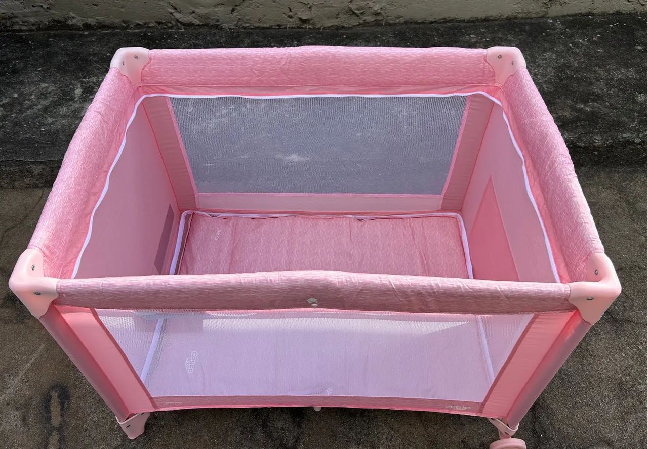 Berço portátil Cosco Rosa - Foto 2