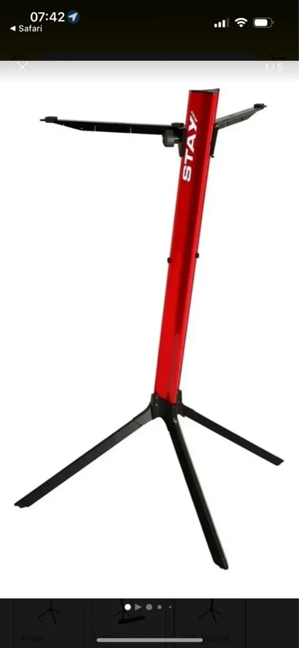 Suporte de teclado stay slim novo