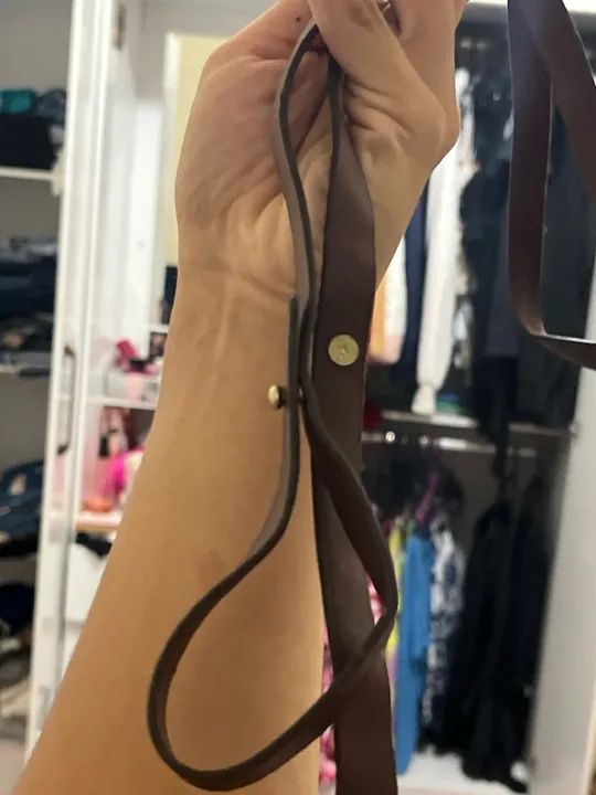 Bolsa de mão pequena marrom - Foto 3