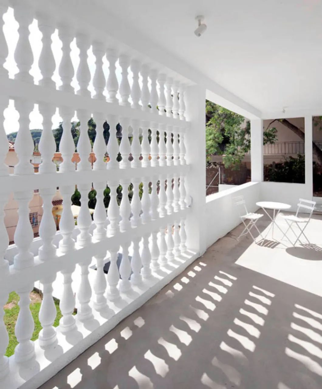 balaustre de concreto