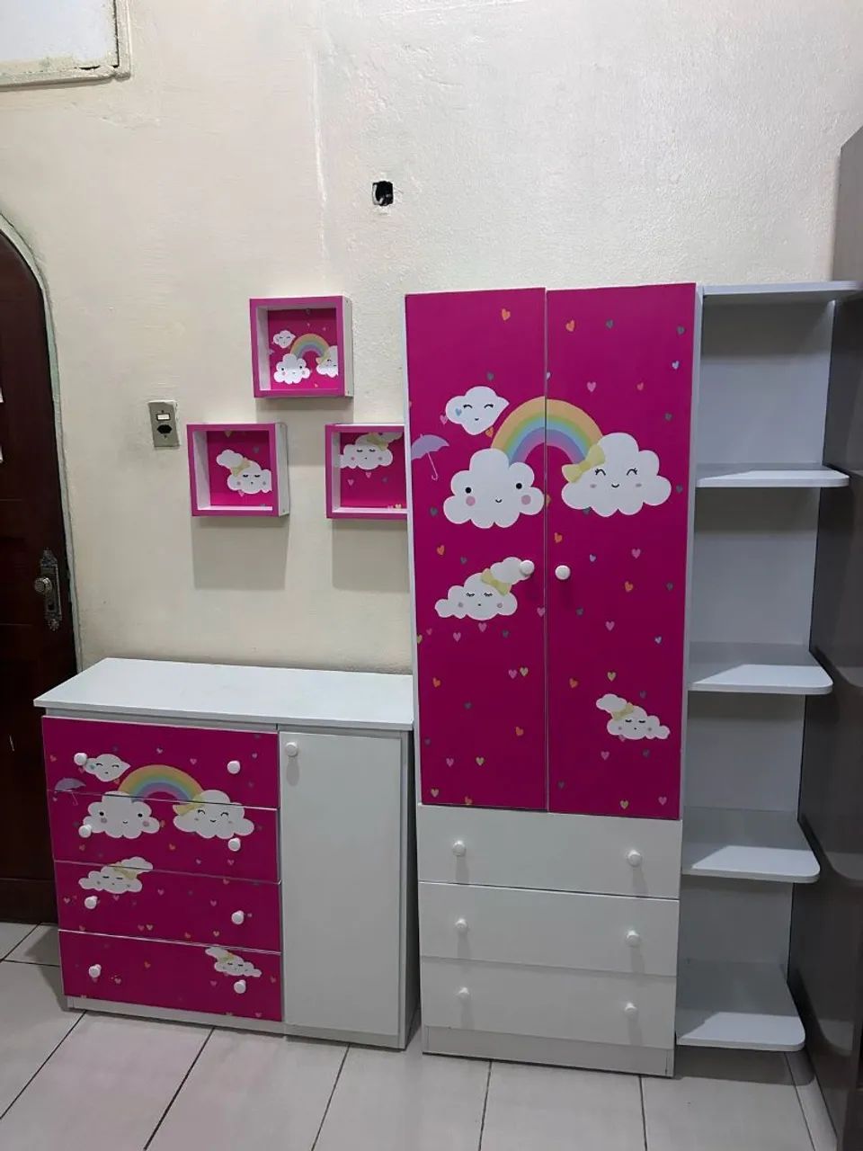 Kit guarda roupa infantil