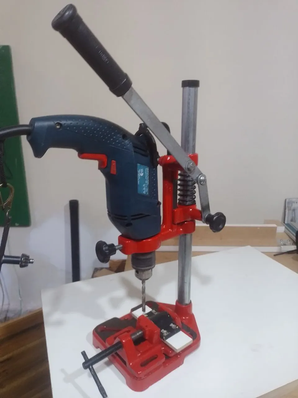 Suporte para Furadeira Portátil com Morsa 10014001 SOMAR