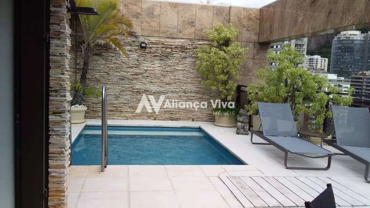 Exclusividade - Cobertura com 5 quartos e vista frontal Lagoa - Foto 2