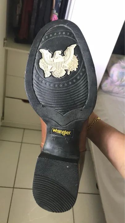 Botas Cowboy Marrom e Azul - Foto 4