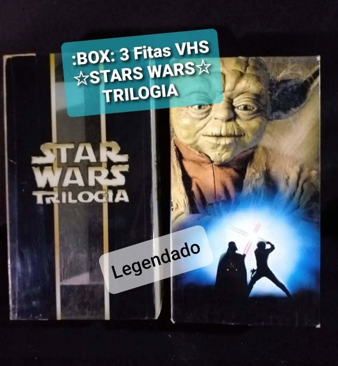 Box Star Wars Trilogia VHS - Legendado