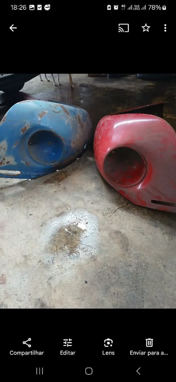 Paralama do fusca par