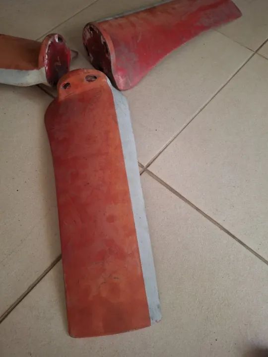 Conjunto tripá hélice para decoração.  Similar as pás de avião - Foto 2