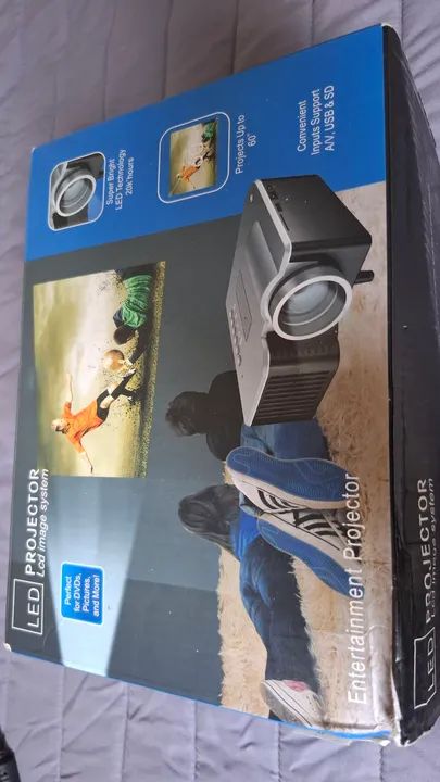 Projetor Portátil Mini Cinema - Foto 5