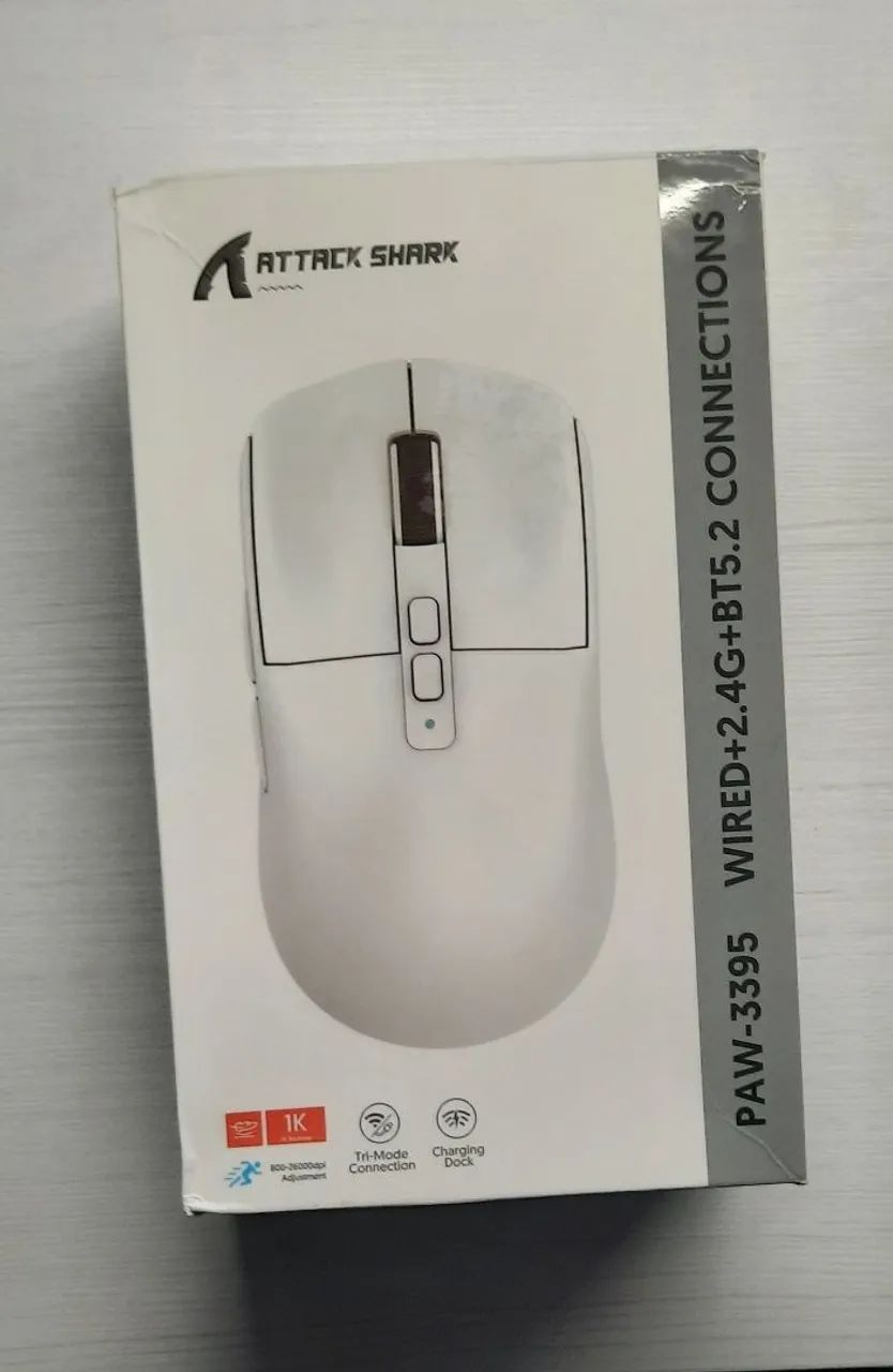 Mouse Gamer Attack Shark X6 RGB com 3 Modos de Iluminação - Foto 3