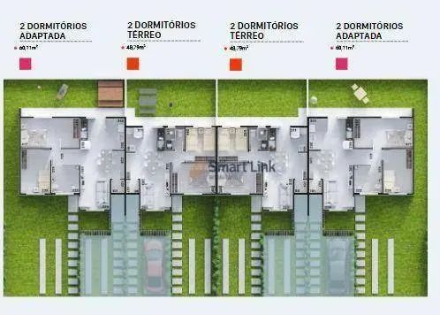Apartamento com 2 dormitórios à venda por R$ 215.000,00 - Uvaranas - Ponta Grossa/PR - Foto 5