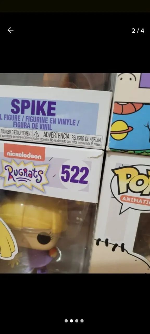 Boneco Funko Pop Rugrats Tommy, Angelica, Chuckie E Spike - Foto 2