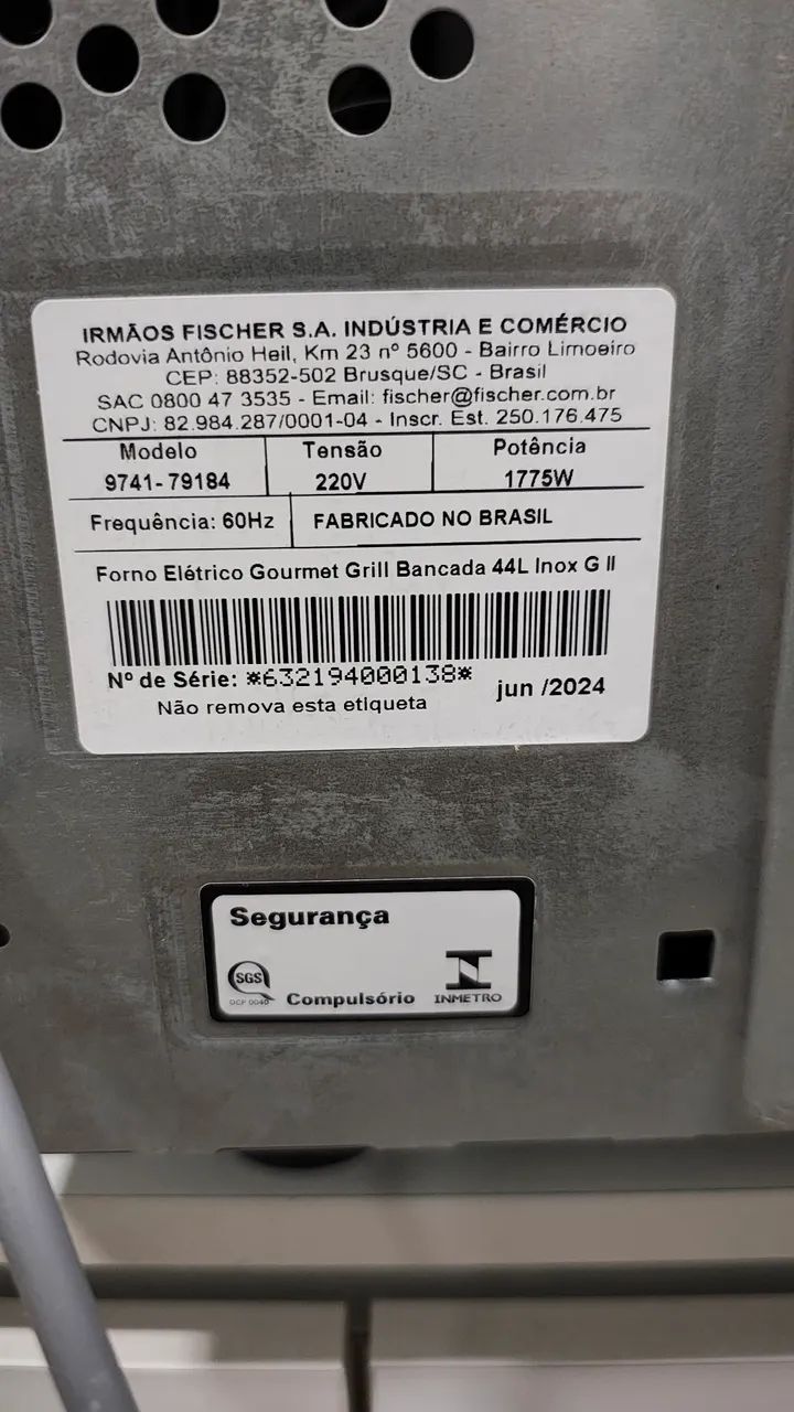Forno elétrico gourmet 44 litros Fischer - Foto 3