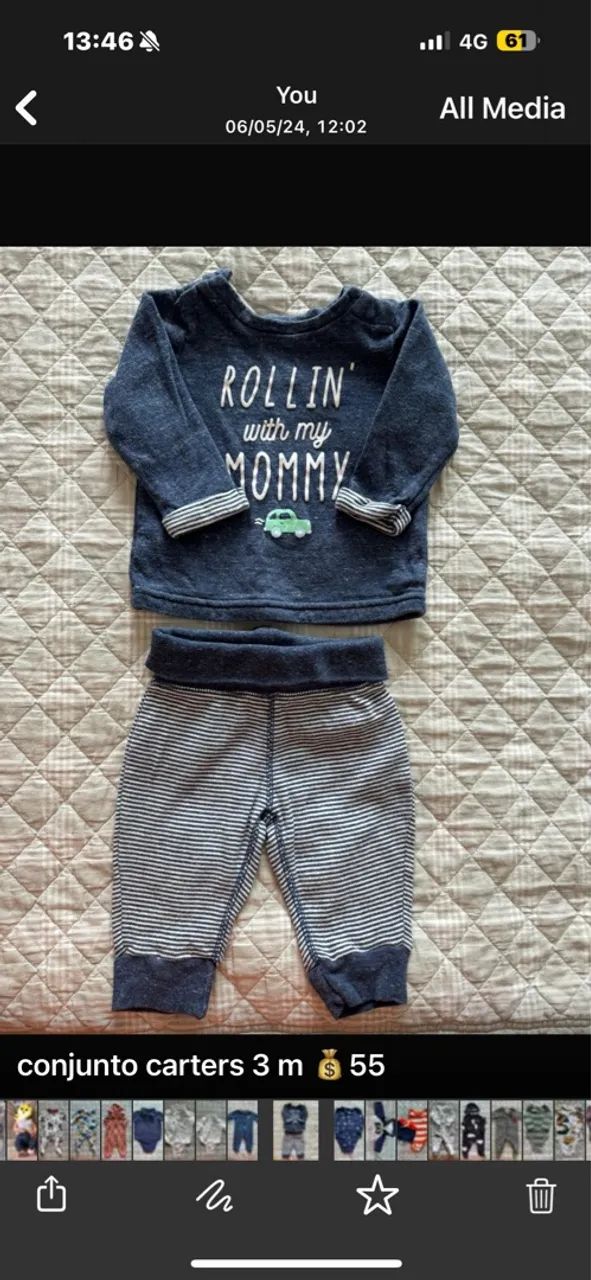 Roupas de bebê carters  - Foto 4