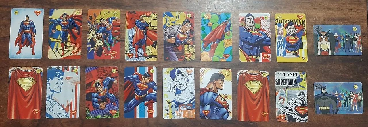 Cartões Telefônicos Superman Desenho