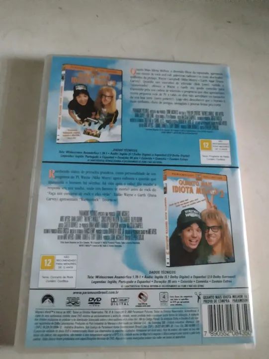 DVD Quanto Mais Idiota Melhor 1 & 2 - Foto 2