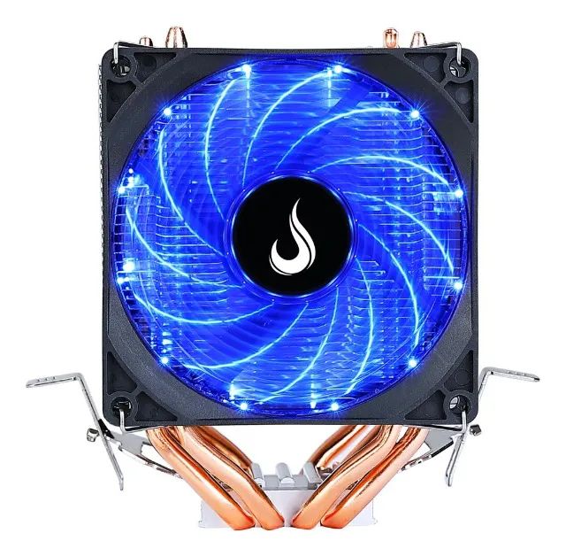 Air Cooler Gamer Dual Fan 4 Heatpipes | Rise Mode G700 | P/ Processador Intel Amd Led Azul - Foto 3