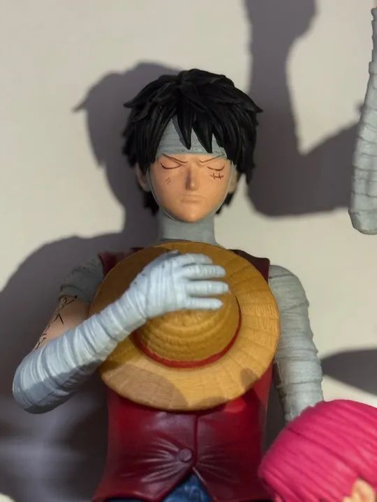 Boneco de ação Luffy One Piece - Foto 5