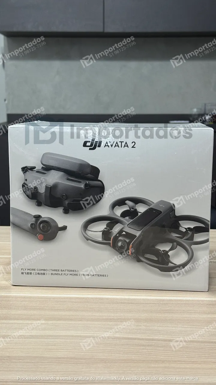 Drone DJI Avata 2 Fly More (3 Baterias) | Loja Física | Garantia - Em ate 18x